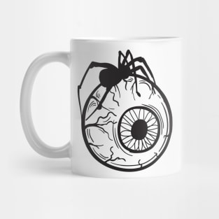 Spider on an Eyeball Mug